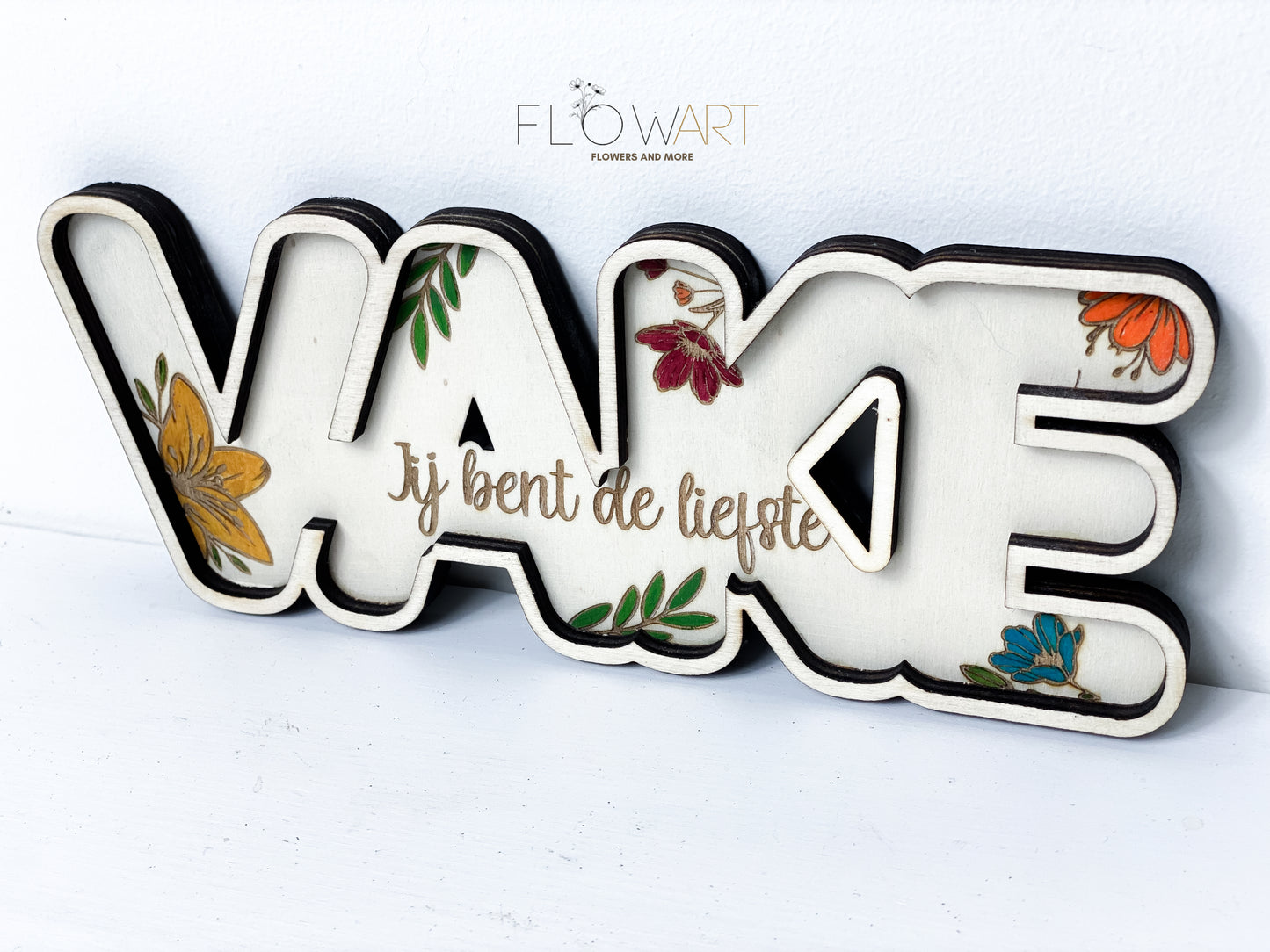 3D Houten naambordje