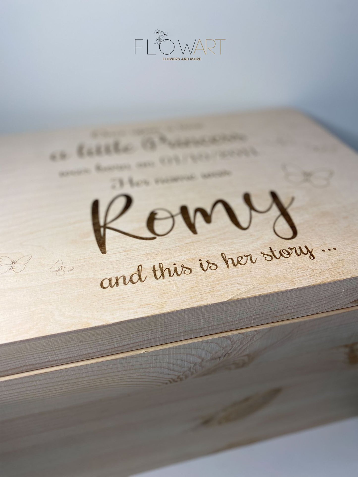 Memorybox | Large met naam of tekening